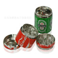 Big Cola Shape Smoke Grinder 3 Layer Metal Tobacco Grinder